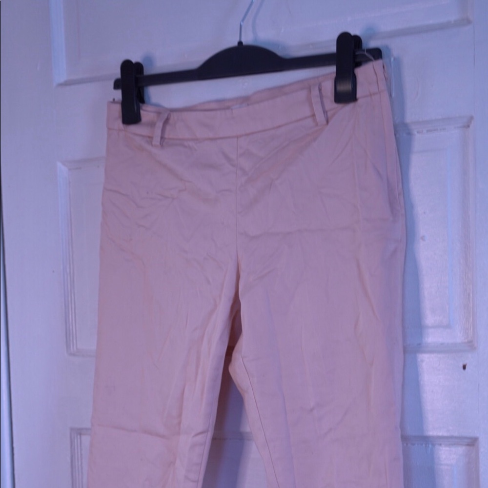 Light pink business casual capris